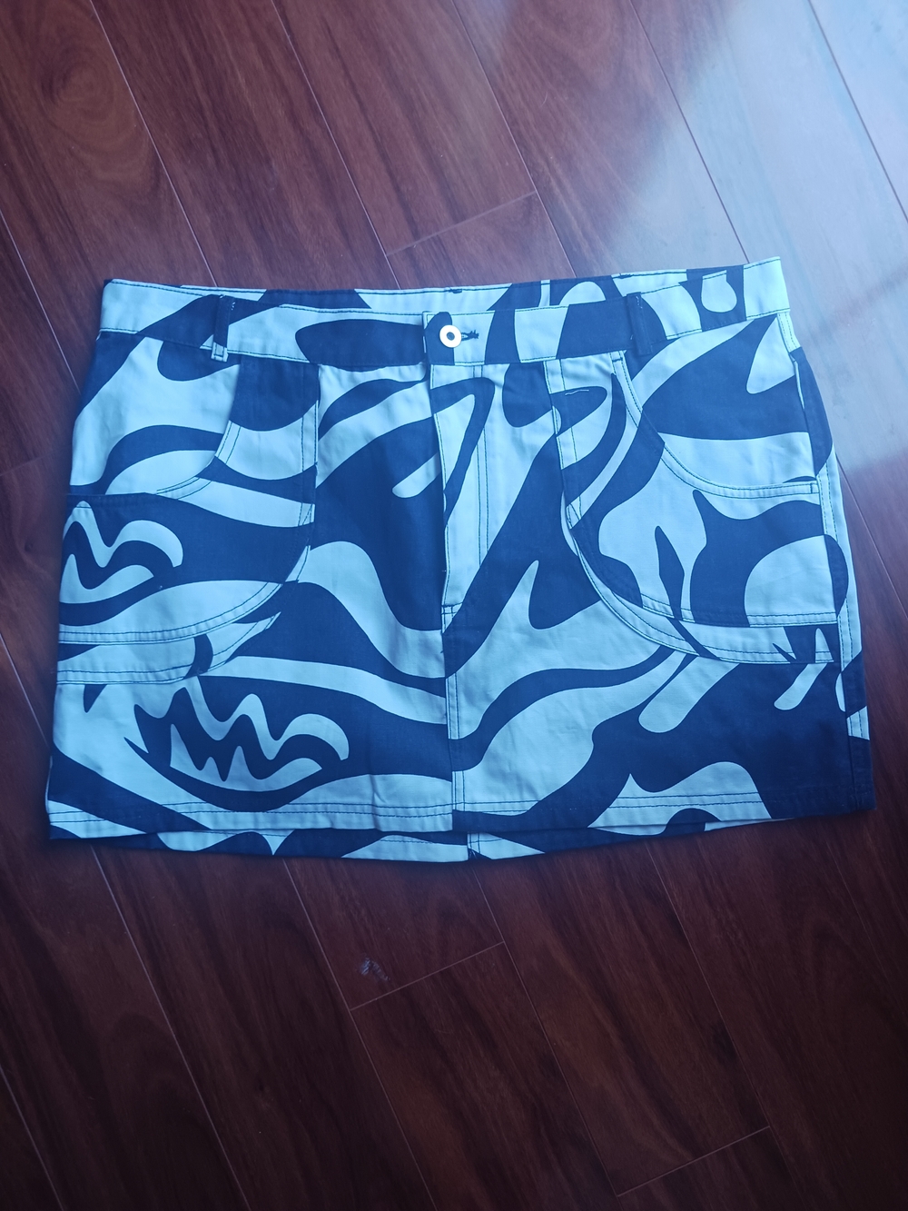 Target Black and White Graphic Mini Skirt